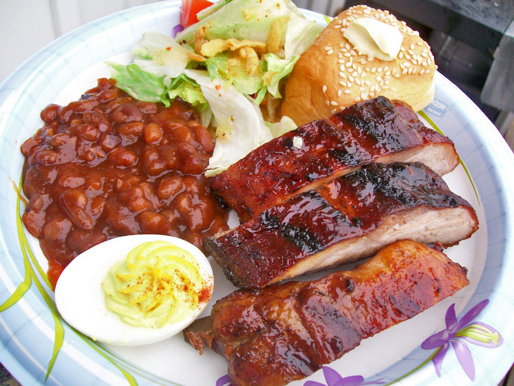Half Rack of Barbecue Beef Ribs